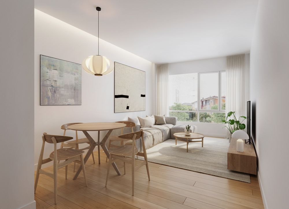 Salón vivienda 2 dormitorios